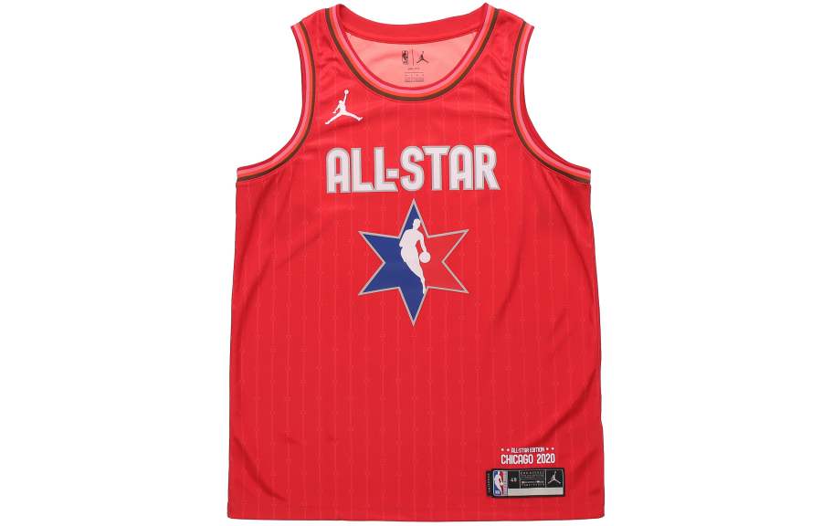 Jordan Jordan NBA All Star Edition Swinan Jersey Russell Westbrok Basketball Jersey Men's Red