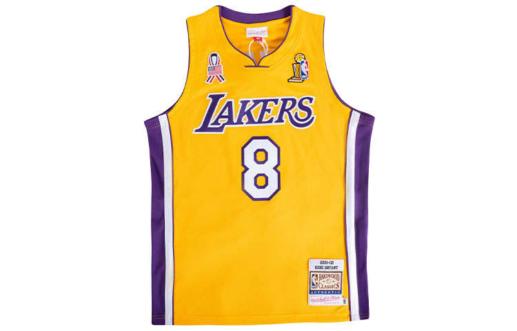Mitchell Ness Mitchell Ness Basketball Jersey Unisex Yellow