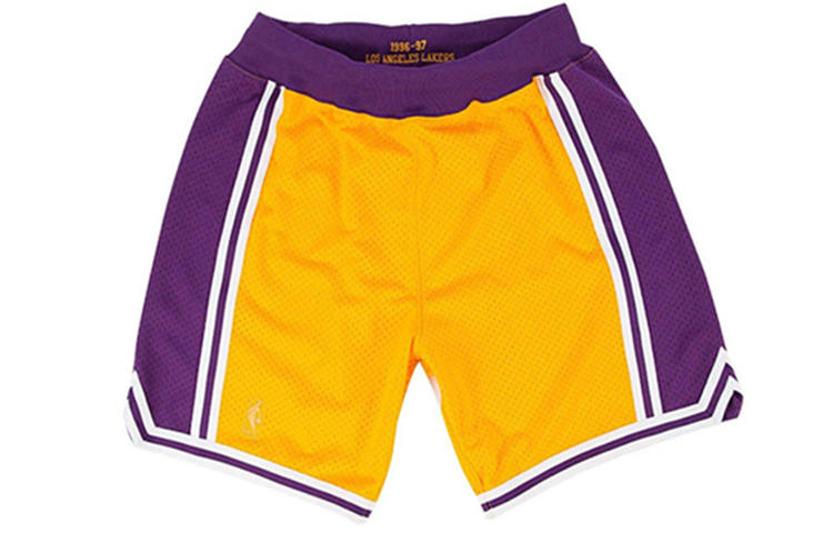 Mitchell Ness Mitchell Ness Basketball Shorts Unisex Yellow
