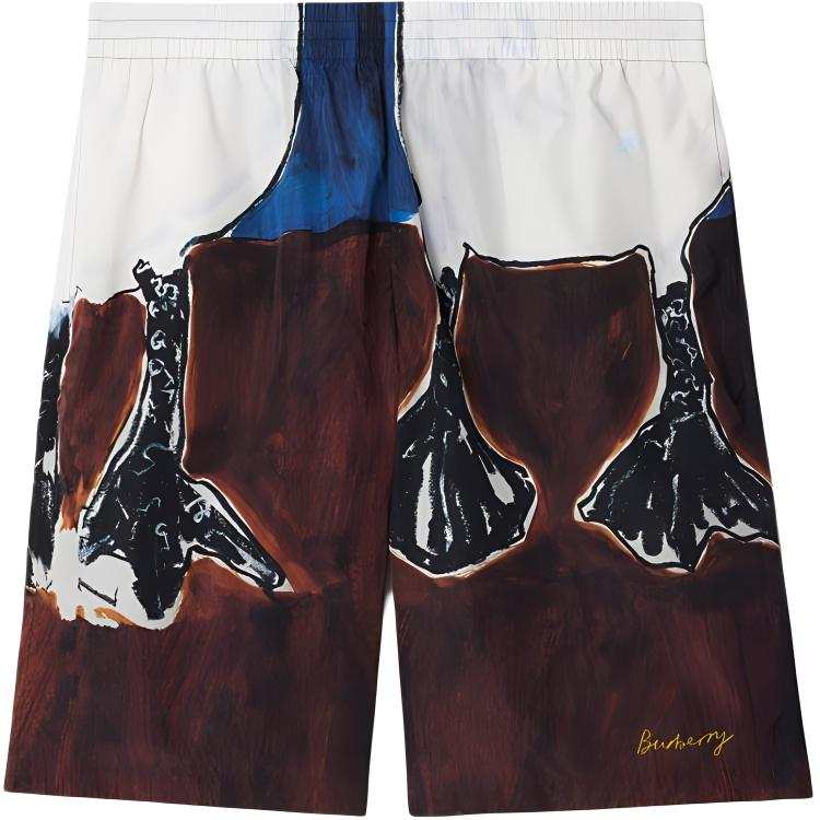 Burberry Casual Shorts Men's Multicolor