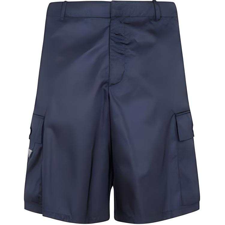 PRADA PRADA Casual Shorts Men's Marine Blue Moderate
