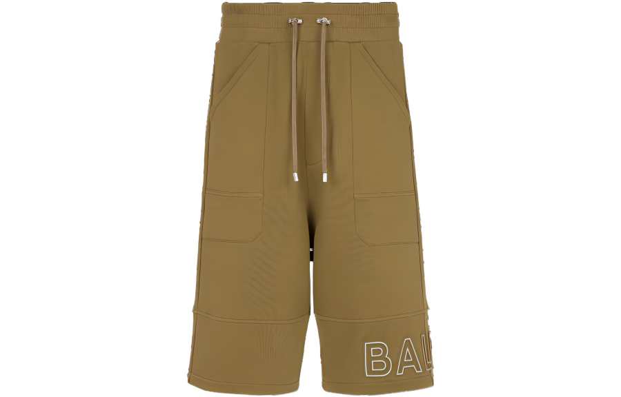 BALMAIN BALMAIN Reflective Logo Bermuda Shorts