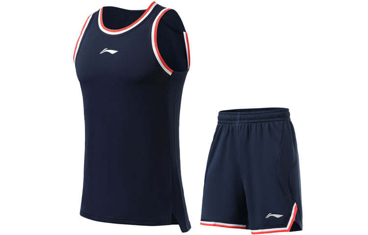 Li-Ning Li Ning Sports Basketball Collection Basketball Suits Men's Moderate Bib & Brace