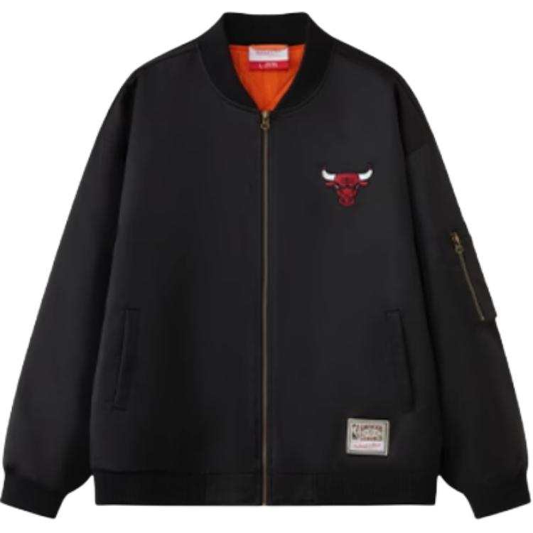 Mitchell Ness x NBA Chicago Bulls Lifestyle Puffer Jacket Men's Black