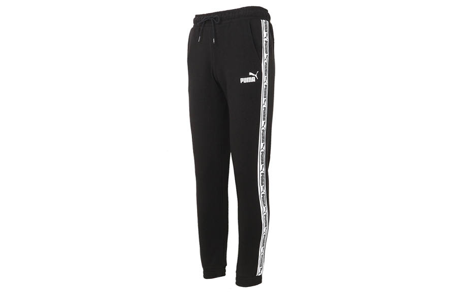 PUMA Sports Pants Men's Black Moderate