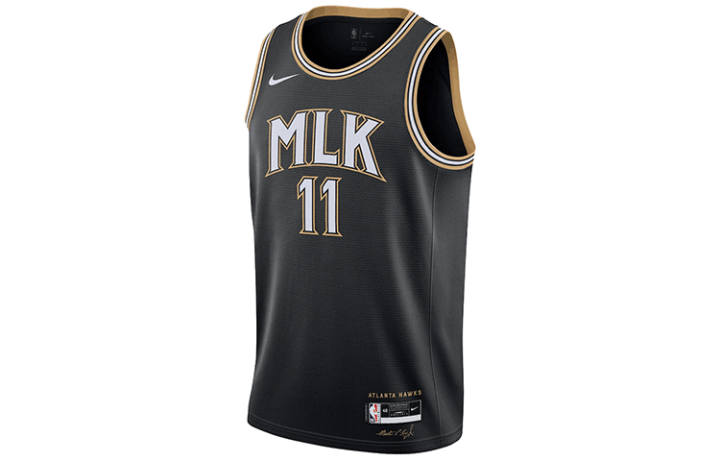 Nike Nike Basketball Jerseys Men's Black Moderate Straight Fit