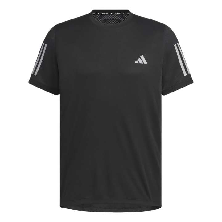 Adidas Adidas Own The Run Climacool COOLER Running T Shirt Men's Black/Dark Silver Gray