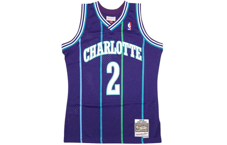 Mitchell Ness Mitchell & Ness X Nba Charlotte Hornets 94 Larry Johnson Swingman Alt Tank Top