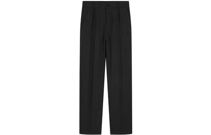 FA2LO Casual Pants Unisex Thickened And Fleece Lined Straight Fit Pants