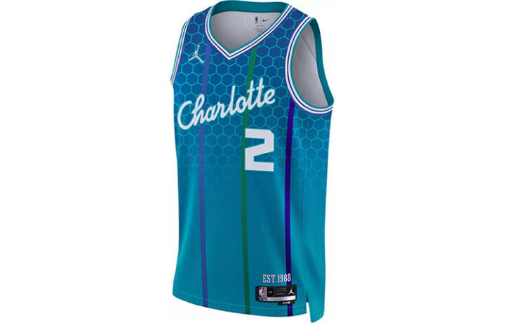 Jordan Jordan Basketball Jerseys Men's Blue Moderate Straight Fit