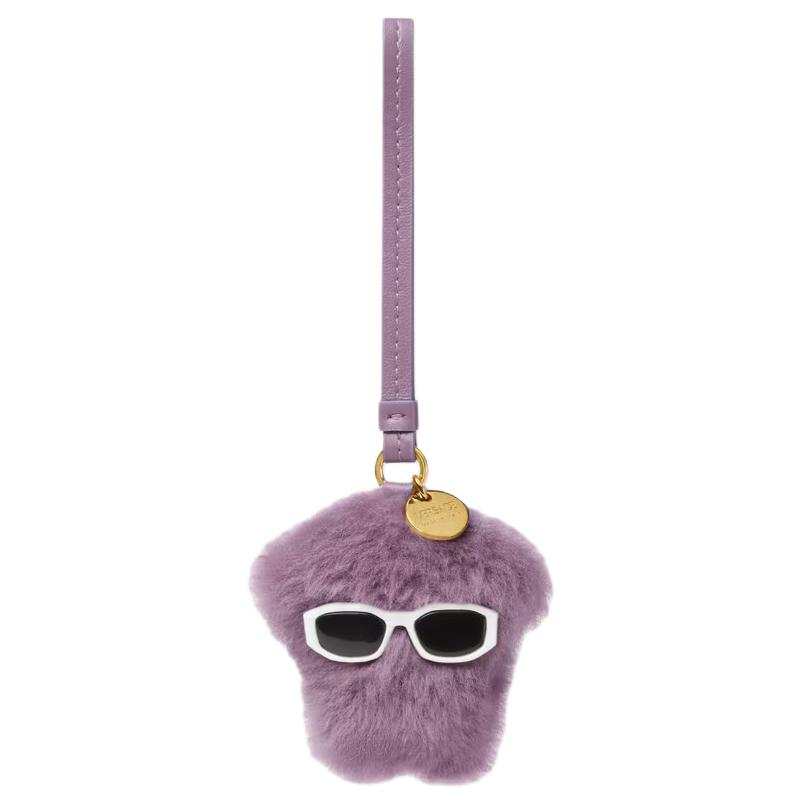VERSACE Medusa Lambskin Bag Accessory Women's Purple