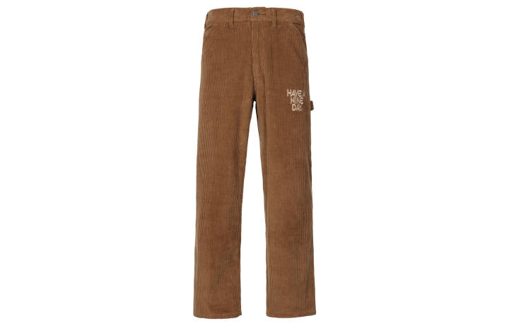 Nike Nike Casual Pants Men's Brown Thickened Straight Fit Pants