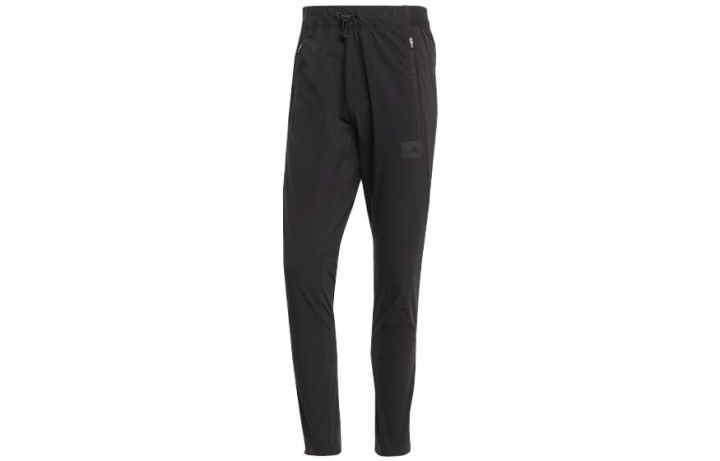 Adidas Adidas Casual Pants Men's Black Moderate Straight Fit Pants