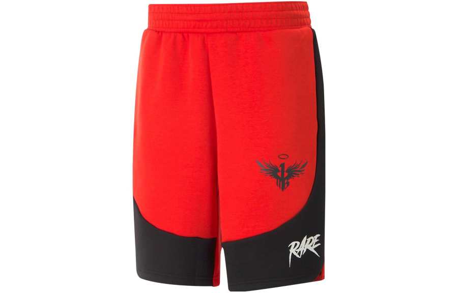 PUMA Casual Shorts Men's Mountain Lion Red Moderate