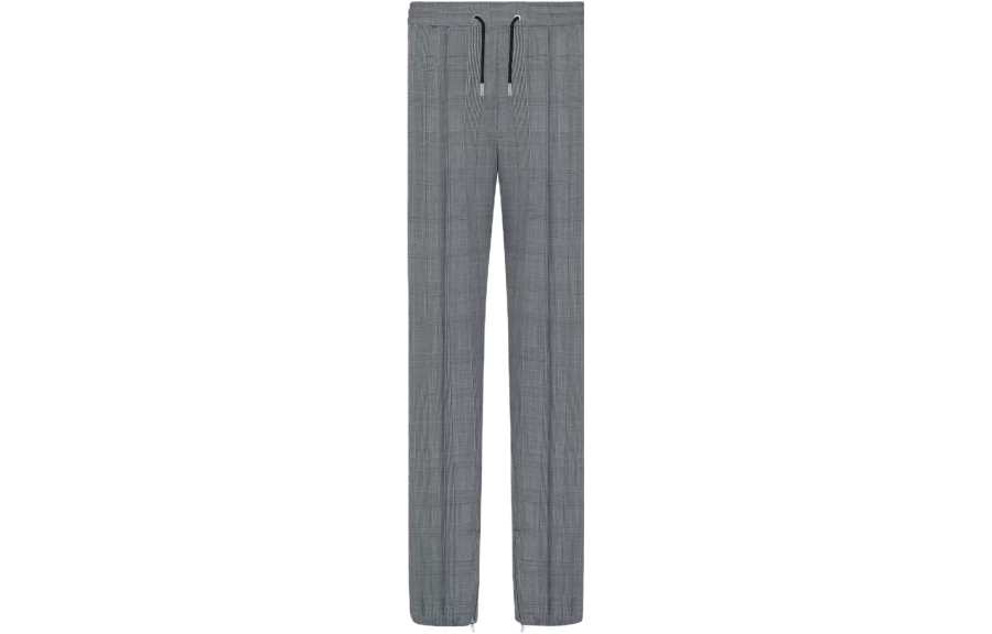 DIOR Casual Pants Men's Gray Moderate Straight Fit Pants