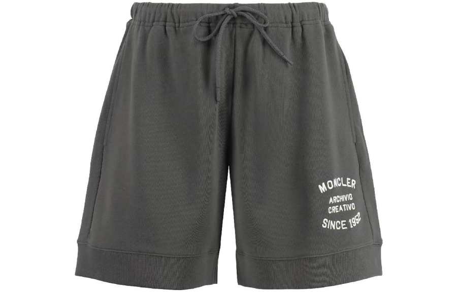 Moncler Moncler Casual Shorts Men's Gray