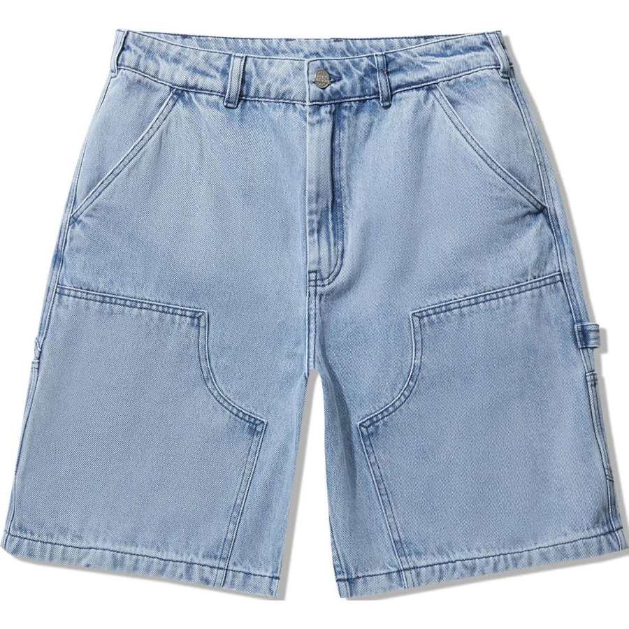 Li-Ning Li Ning Denim Shorts Men's Light Blue