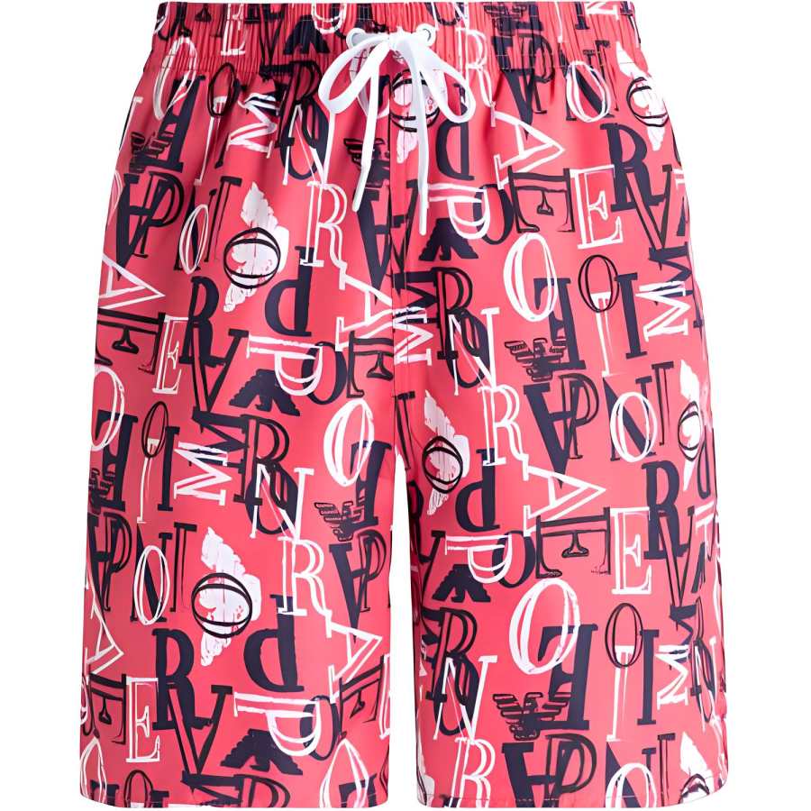 EMPORIO ARMANI Casual Shorts Men's Rose Red