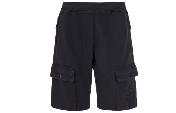 STONE ISLAND Casual Shorts Men's Black