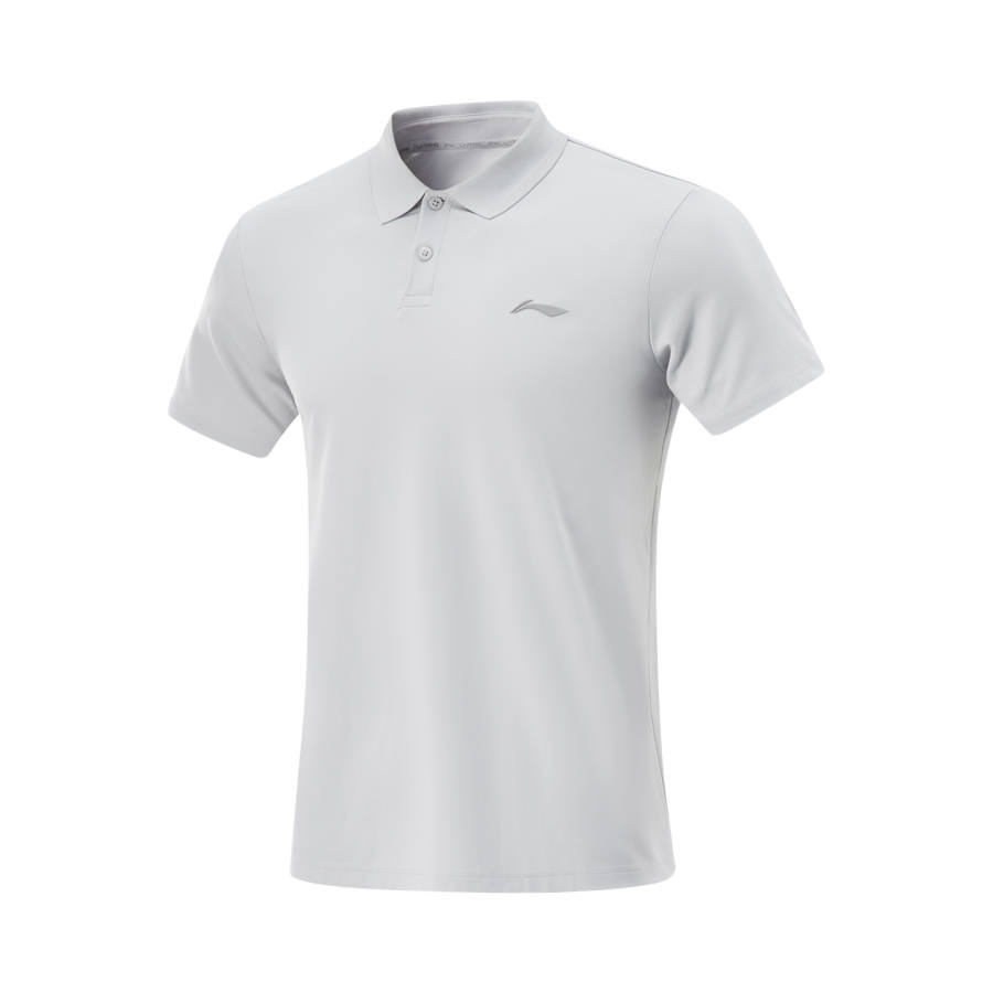 Li-Ning Li Ning Fitness Series Polo Shirt Men's Calm Gray