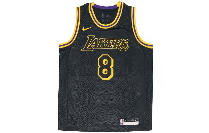 Nike Nike Kids Los Angeles Lakers Kobe Bryant Black Mamba Swingman Jersey