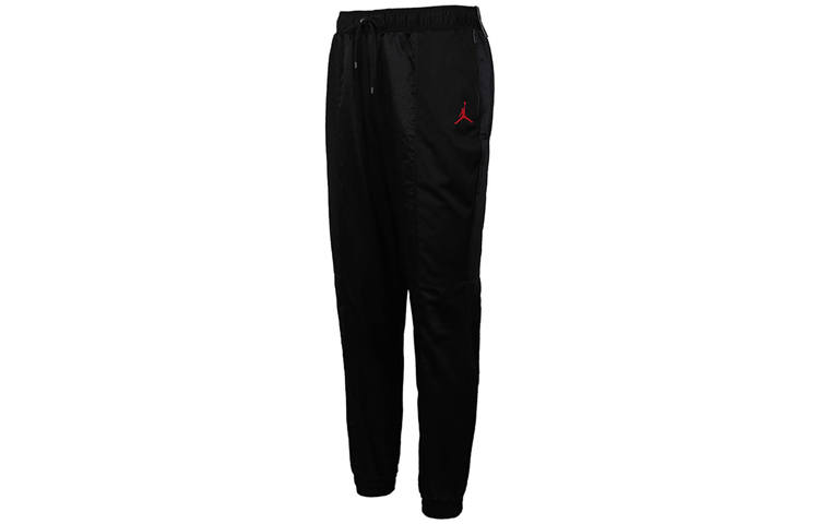 Jordan Jordan Mens Red Jumpman Logo Sport Pants Black