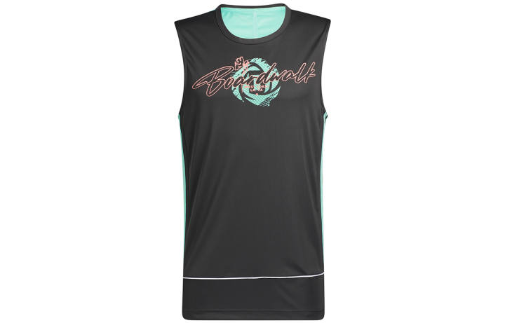 Adidas Adidas Basketball Jerseys Men's Black Moderate Straight Fit