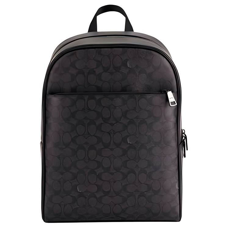 COACH COACH Cow Leather Backpack Large Men's Black