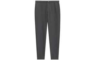 THEORY Casual Pants Men's Dark Gray Moderate Straight Fit Pants