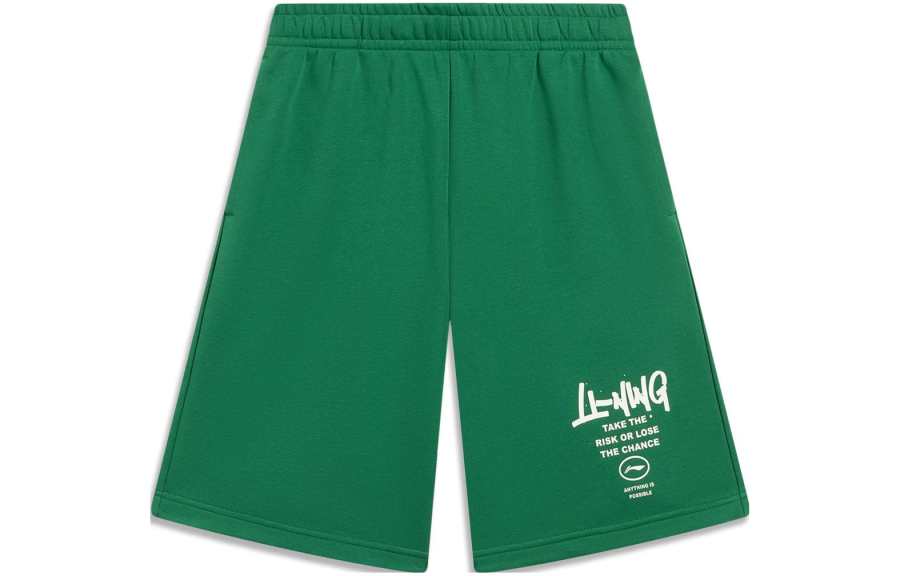 Li-Ning Li Ning Sports Life Collection Casual Shorts Men's Green
