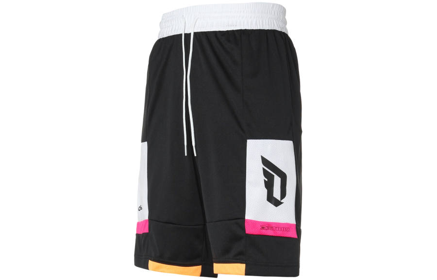 Adidas Adidas Basketball Shorts Men's Black Moderate Straight Fit Pants