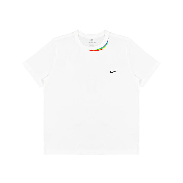 Nike Nike T Shirts Unisex White Crew Neck Moderate Straight Fit