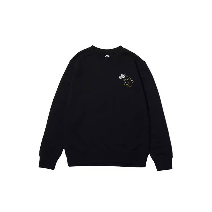 Nike Nike Sweatshirts Men's Black Crew Neck Moderate Regular