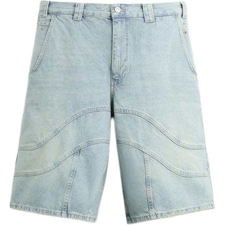 ZARA Casual Shorts Men's Blue Moderate
