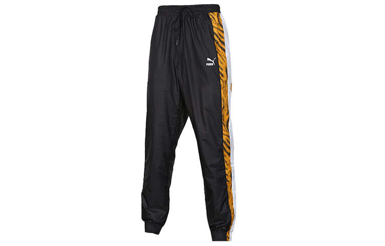 PUMA Sports Pants Men's Black Moderate