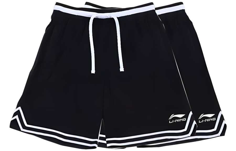 Li-Ning Li Ning Casual Shorts Men's 2 Pack Black Moderate