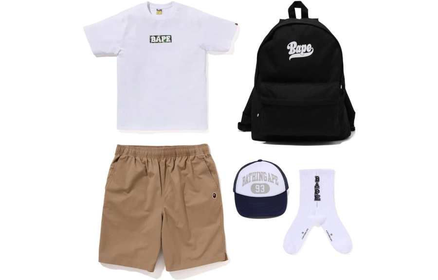 A BATHING APE Bape Summer Pack Logo Tee SS23