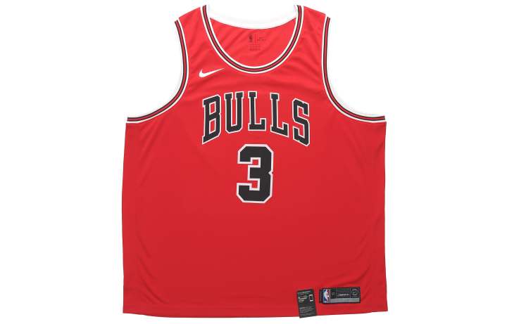 Nike Nike NBA Basketball Jerseys Men's Red Moderate Straight Fit
