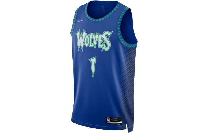 Nike Nike Basketball Jerseys Men's Blue Moderate Straight Fit
