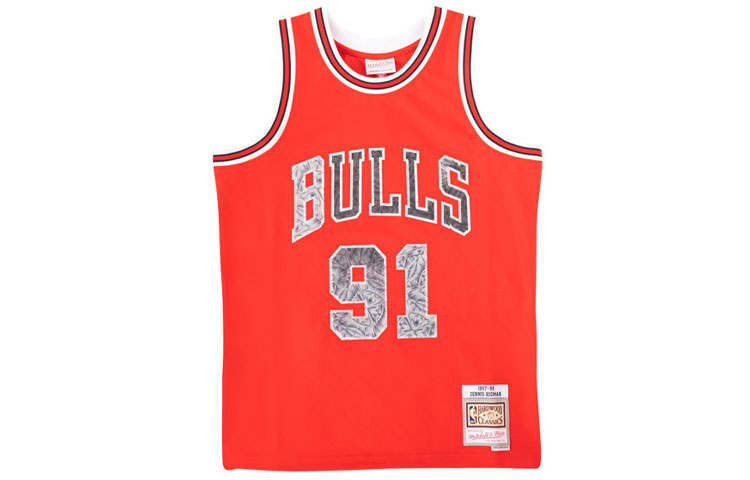 Mitchell Ness Mitchell Ness Basketball Jersey Men's Red