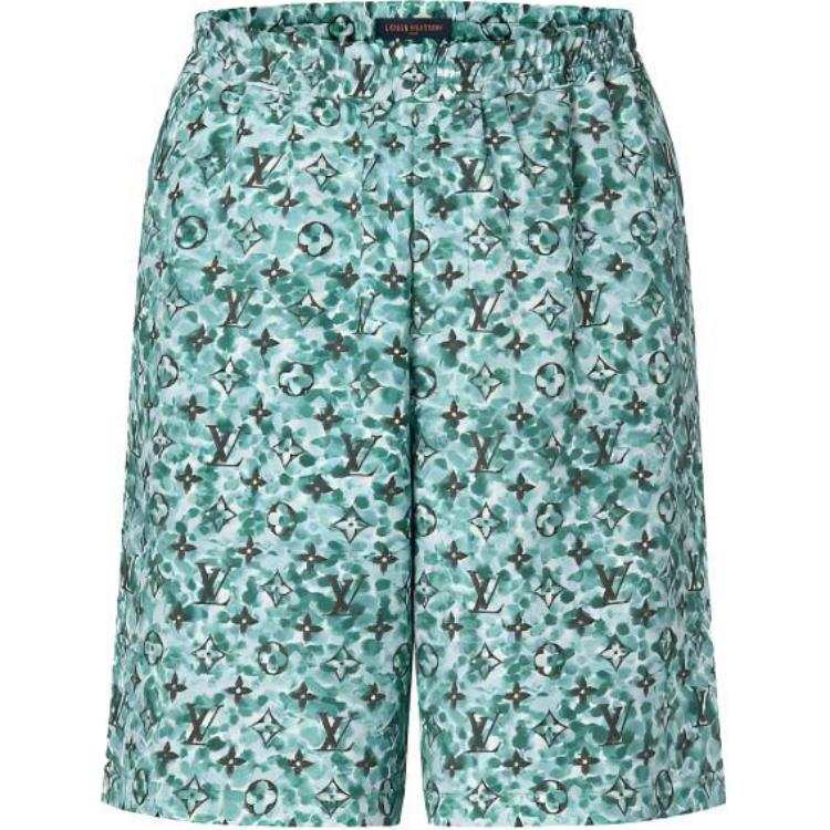 LOUIS VUITTON FW23 Casual Shorts Men's Green
