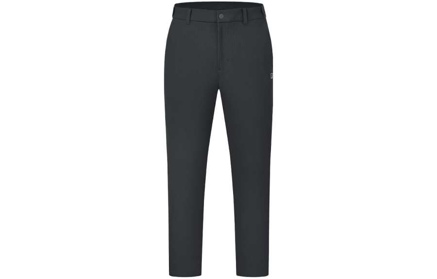 FILA Casual Pants Men's Pitch Black Moderate Straight Fit Pants