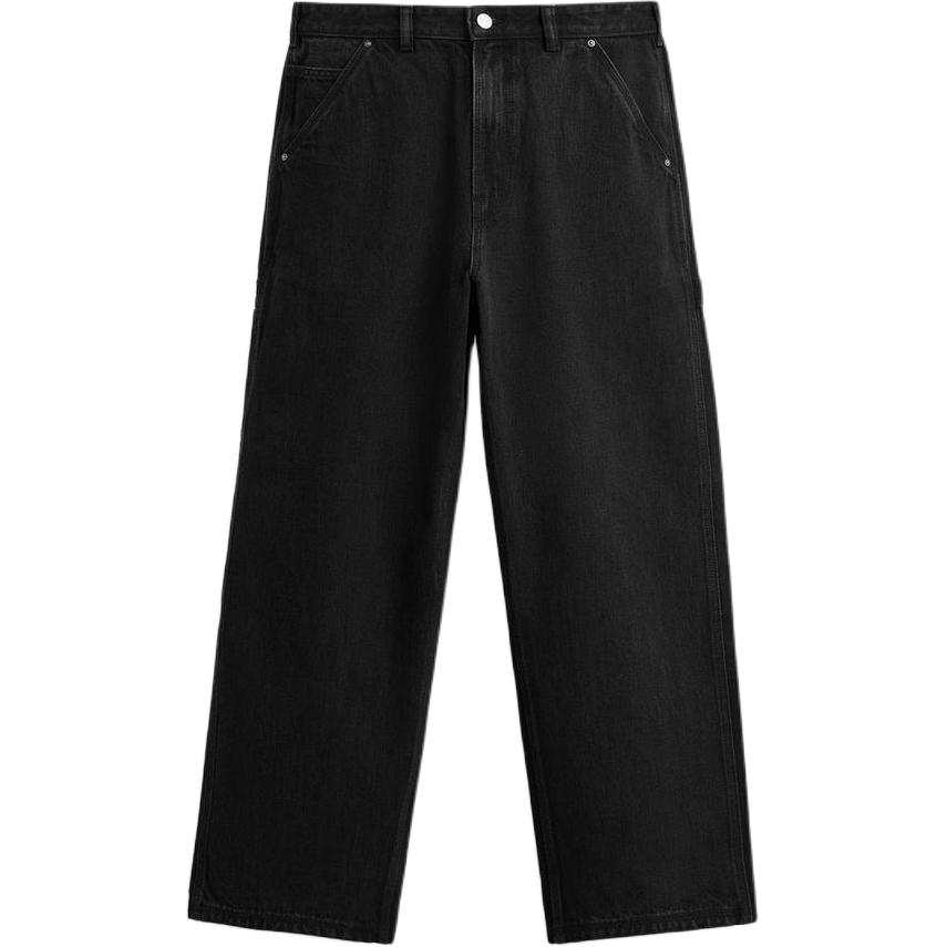 ZARA Jeans Men's Black Moderate Straight Fit Pants