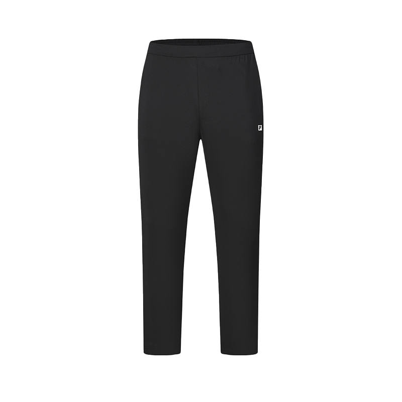 FILA Casual Pants Men's Black Moderate Slim Fit Pants