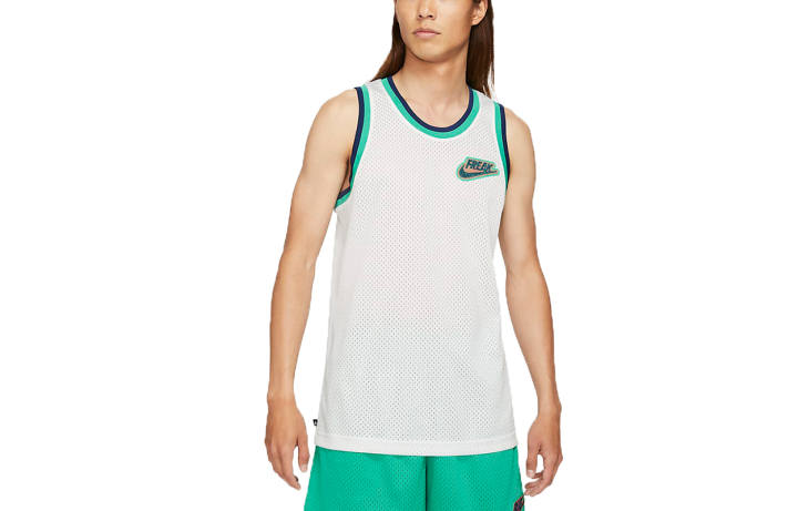 Nike Nike Basketball Jerseys Men's White Moderate Straight Fit
