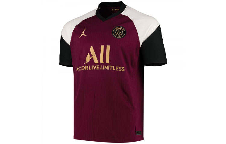 Jordan Jordan Soccer Jerseys Men's Burgundy Moderate Straight Fit
