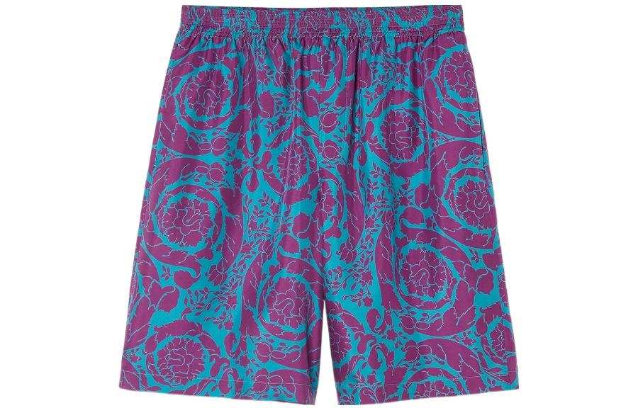 VERSACE VERSACE Baroque Pattern Straight Leg Shorts