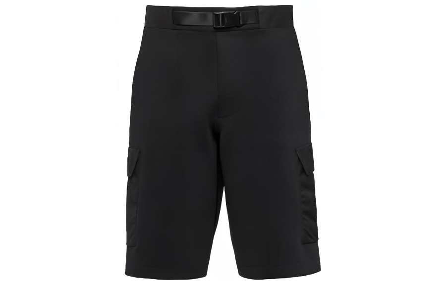 PRADA PRADA Casual Shorts Men's Black Moderate