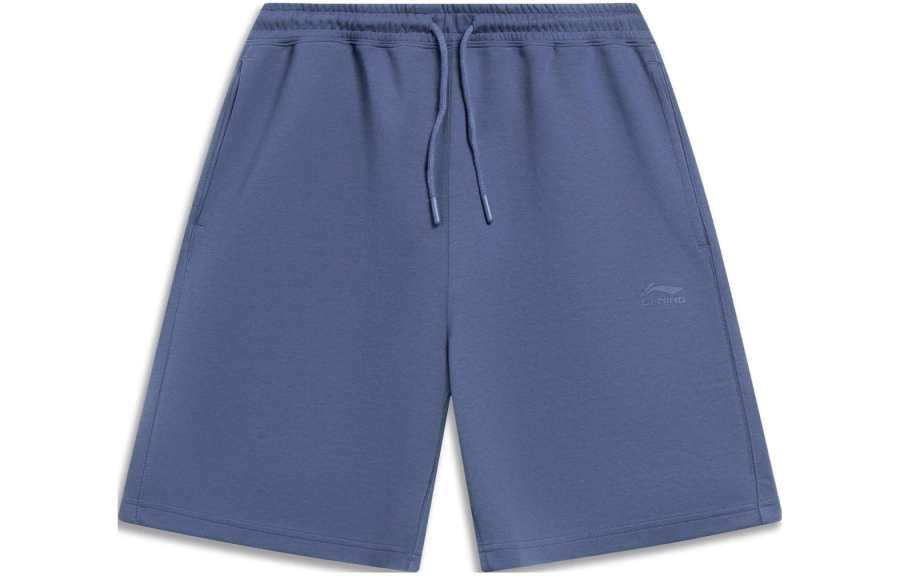Li-Ning Li Ning Sports Life Collection Casual Shorts Men's Gray Indigo