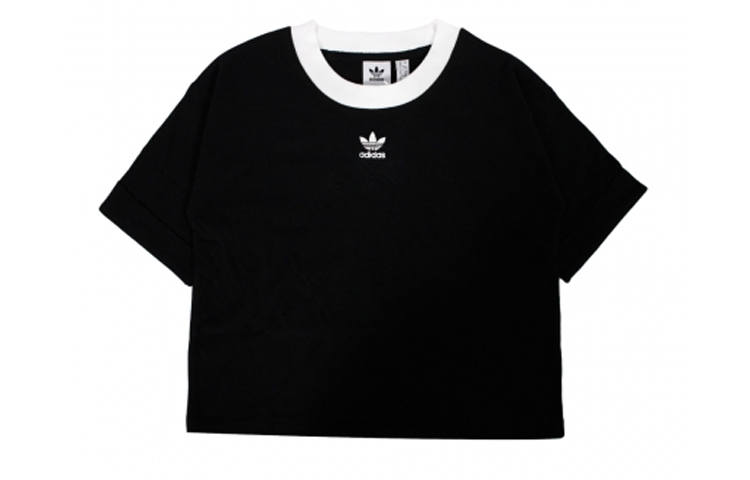 Adidas Originals Crop Tops Women's Crew Neck Moderate